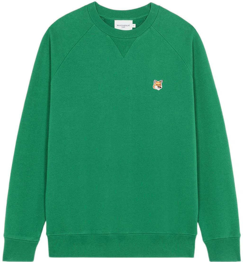 maison-kitsune-fw-21-fox-head-patch-green-sweatshirt-jm-00310-km-0001-p370
