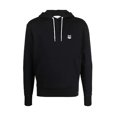 Maison Kitsune FW21 Fox Patch Crewneck Sweatshirt Men’s Navy Blue Long Sleeve HM00323KM0001-NAVY