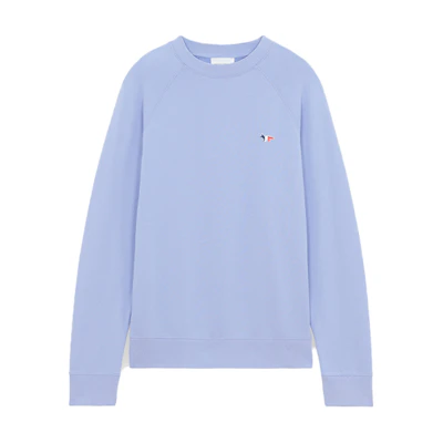 Maison Kitsune FW21 Logo Crewneck Sweatshirt Blue () HM00306P426