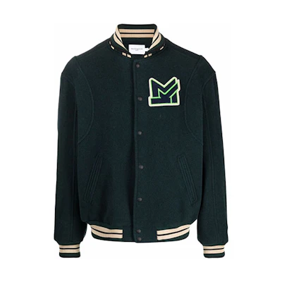Maison Kitsune FW21 Logo Print Loose Fit Pullover Sweatshirt Men’s Blue EM00348KM0002LIGHT