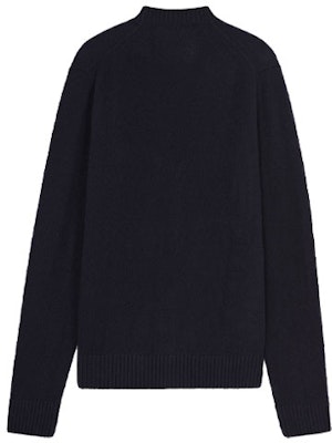 Maison Kitsune FW21 Logo Fox Kardigan Bersulam Lelaki Hitam. HM00501KT1006-P480 Lookbook Maison Kitsune FW21 Logo Fox Kardigan Bersulam Lelaki Hitam. HM00501KT1006-P480