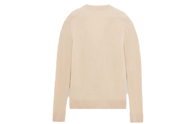 Lookbook メゾンキツネ FW21 ロゴフォックス刺繍セーター メンズ ライトカーキ. HM00511KT1006-P220