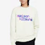 Purchase Maison Kitsune FW21 Logo Glitch印花男士白色圓領長袖襯衫 HM00330KM0020-P701