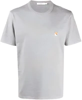 Maison Kitsune FW21 Logo Graphic Loose Fit Short Sleeve T-Shirt Grey () AM00103KJ0008-H150 Maison Kitsune FW21 Logo Graphic Loose Fit Short Sleeve T-Shirt Grey () AM00103KJ0008-H150