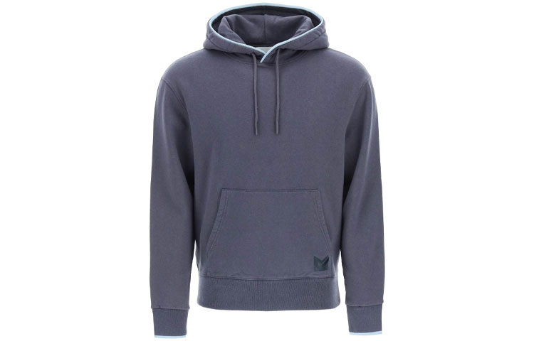 Maison Kitsune FW21 Pullover Green Sweatshirt with Fox Embroidery (Men) HM00323KM0001-P390