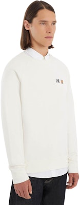 Maison Kitsune FW22 Sweatshirt Crewneck Kepala Rubah Ganda Off-White FM00358KM0002-ECRU Purchase Maison Kitsune FW22 Sweatshirt Crewneck Kepala Rubah Ganda Off-White FM00358KM0002-ECRU