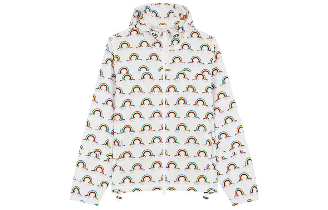 Maison Kitsune FW22 Back to Series Letter Print Green Hoodie Men JM00338KM0019-P370