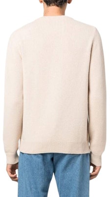 Maison Kitsune FW22 动物提花圆领针织毛衣 米色 男士 HM00509KT1016-P220 Shop Maison Kitsune FW22 动物提花圆领针织毛衣 米色 男士 HM00509KT1016-P220