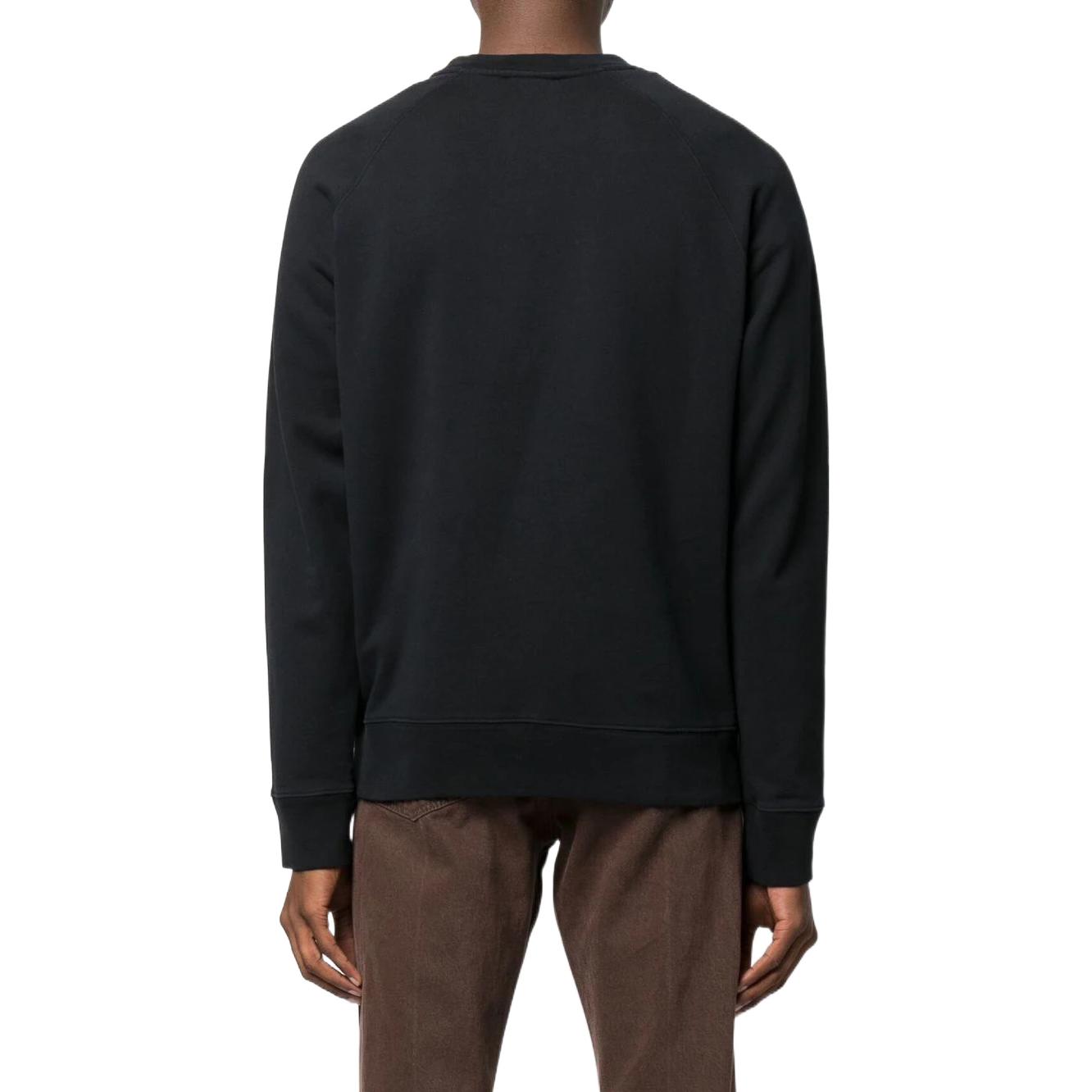 Shop メゾンキツネ FW22 ブラック グラフィックプリント カートゥーン スウェットシャツ JM00331KM0001-P199