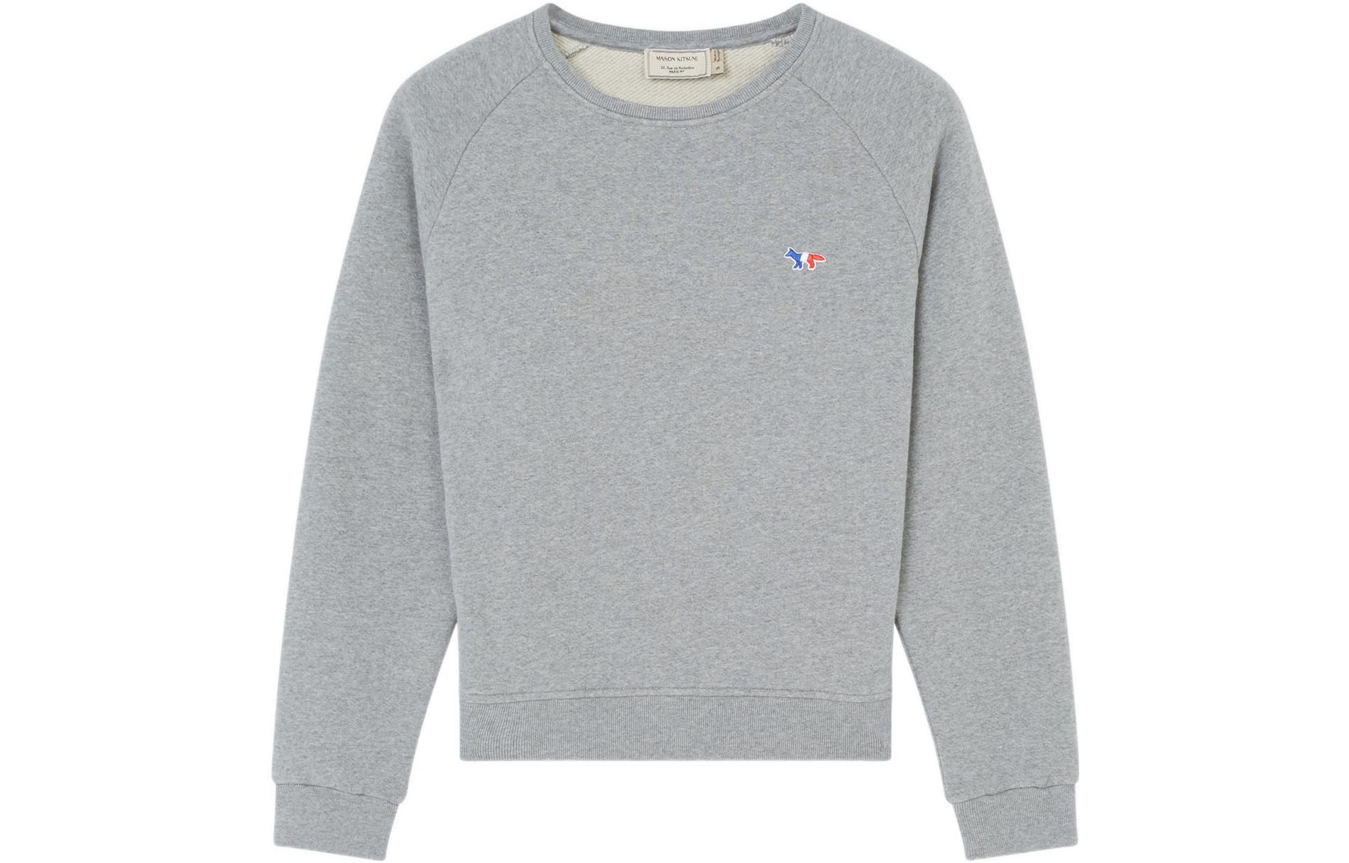 Maison Kitsune FW22 Embroidered Logo Hoodie Unisex Blue Pullover JM00315KM0020-P468