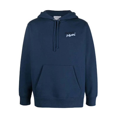 Maison Kitsune FW22 Embroidered Logo Oversized Pullover Sweatshirt Cream Unisex AU00307KM0001-EC