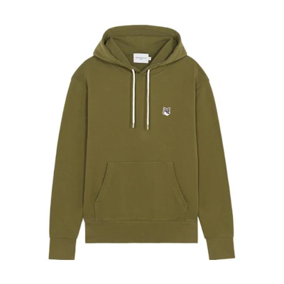 Maison Kitsune FW22 Grey Pullover Sweatshirt with Logo Embroidery FM00322KM001-H150