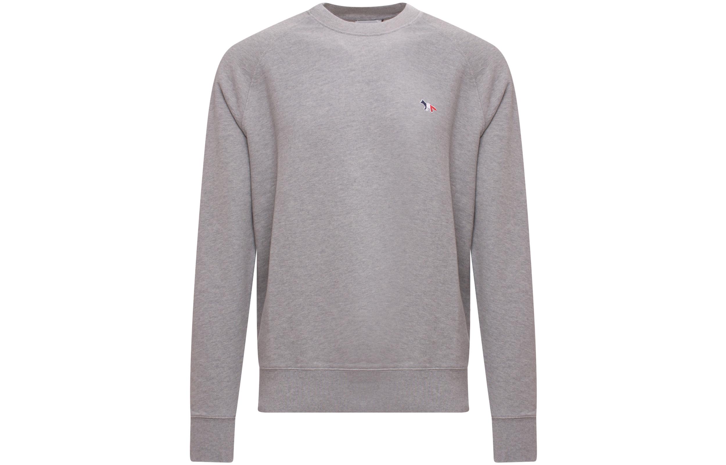 Maison Kitsune FW22 Letter Print Pullover Sweatshirt Beige JM00326KM0020-P701