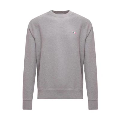 Maison Kitsune FW22 Letter Print Pullover Sweatshirt Beige JM00326KM0020-P701