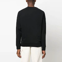 Shop 메종 키츠네 FW22 레터 프린트 크루넥 맨투맨 남성용 블랙 JM00320KM0001-P199