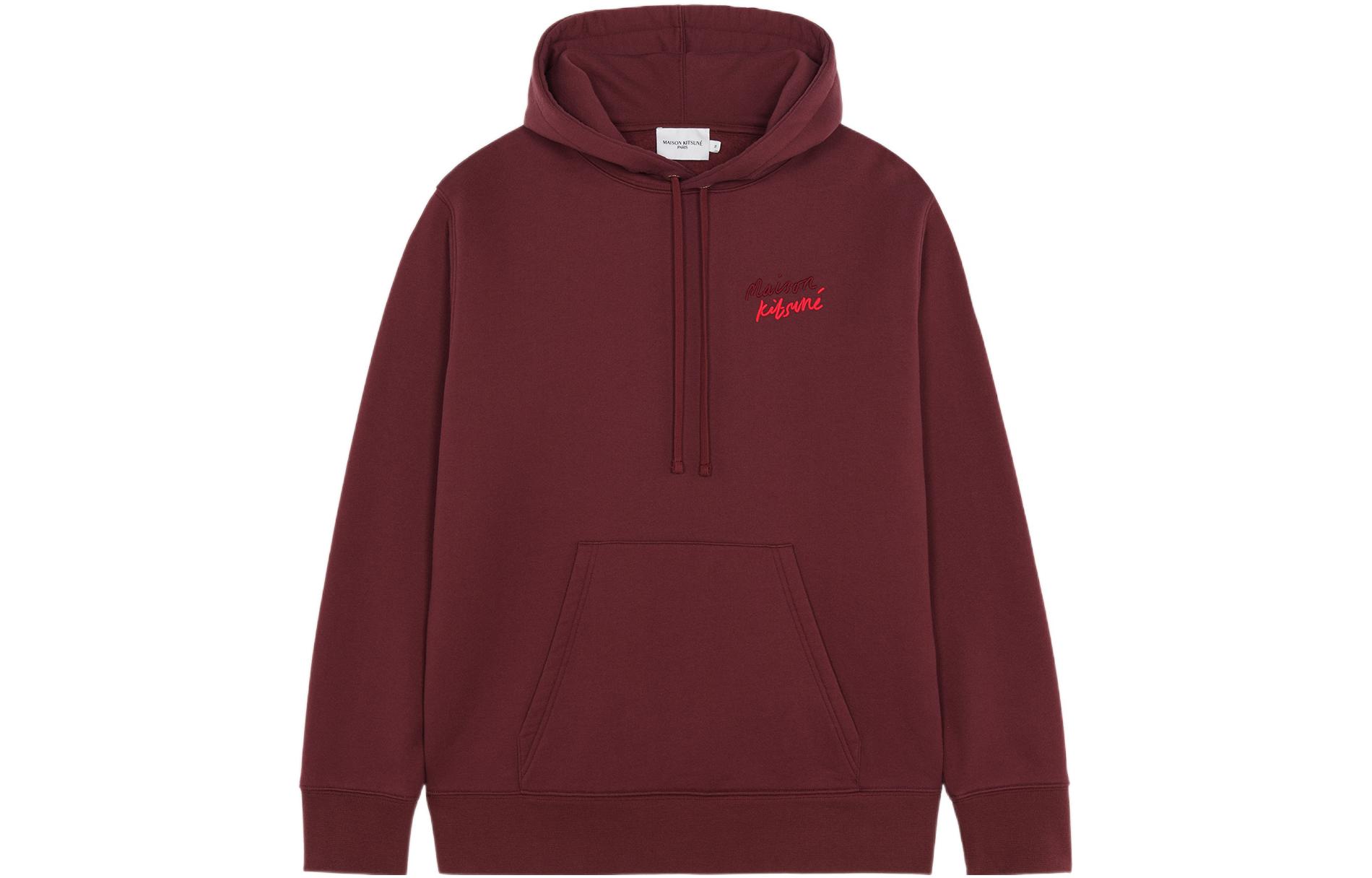 Maison Kitsune FW22 Solid Color Fox Logo Hoodie Unisex - Gray SP618M00302-H150