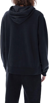 メゾンキツネ FW22 スモールフォックスプリント ドローストリングフーディ ブラック JM00332KM0001-P199 Purchase メゾンキツネ FW22 スモールフォックスプリント ドローストリングフーディ ブラック JM00332KM0001-P199