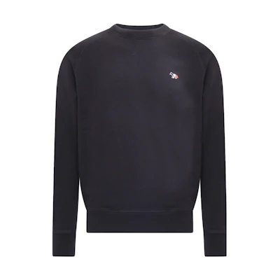 Maison Kitsune FW22 Solid Drawstring Hoodie Unisex Navy Blue AU00307KM0001-NA