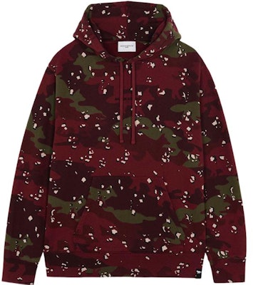 Maison Kitsune FW22 男女迷彩連帽酒紅色休閒穿搭. JM00344KM0019-O596 Order Maison Kitsune FW22 男女迷彩連帽酒紅色休閒穿搭. JM00344KM0019-O596