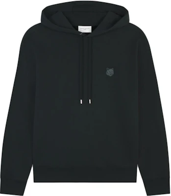 Maison Kitsune FW23 黑色男士狐狸貼布連帽上衣 LM00705KM0001-P199 Buy Maison Kitsune FW23 黑色男士狐狸貼布連帽上衣 LM00705KM0001-P199