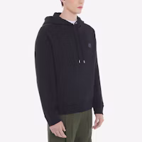 Details for 메종 키츠네 FW23 폭스 패치 블랙 풀오버 후디 남성용 LM00705KM0001-P199