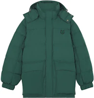 Order 메종 키츠네 FW23 볼드 폭스 패치 루즈핏 그린 집업 후디 재킷 LM02204WQ4016-P399