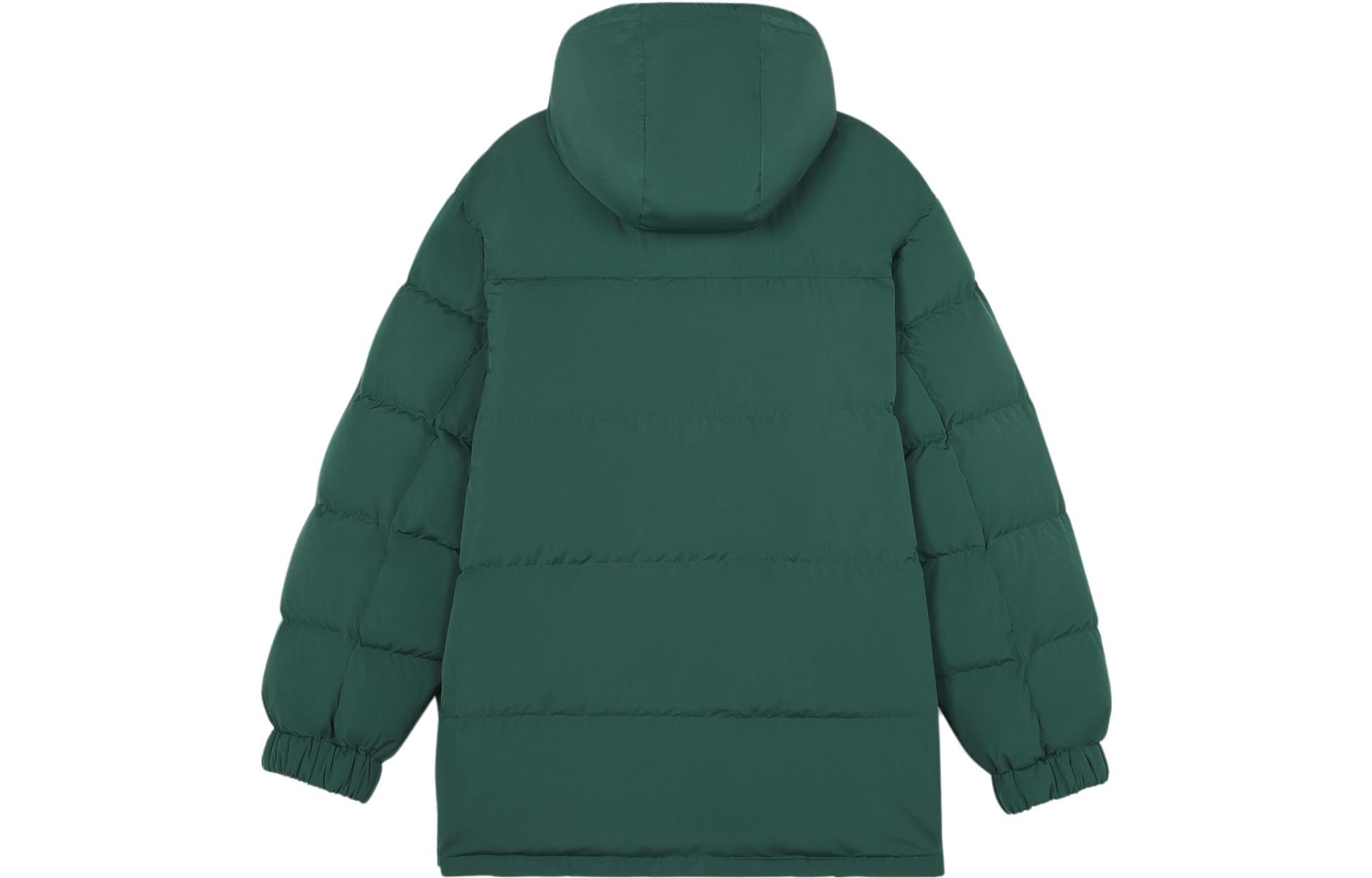 Lookbook Maison Kitsune FW23 粗犢狐狸貼標寬鬆綠色拉鍊連帽外套 LM02204WQ4016-P399