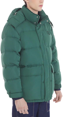 Maison Kitsune FW23 粗犢狐狸貼標寬鬆綠色拉鍊連帽外套 LM02204WQ4016-P399 Details for Maison Kitsune FW23 粗犢狐狸貼標寬鬆綠色拉鍊連帽外套 LM02204WQ4016-P399