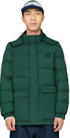 Sizing 메종 키츠네 FW23 볼드 폭스 패치 루즈핏 그린 집업 후디 재킷 LM02204WQ4016-P399