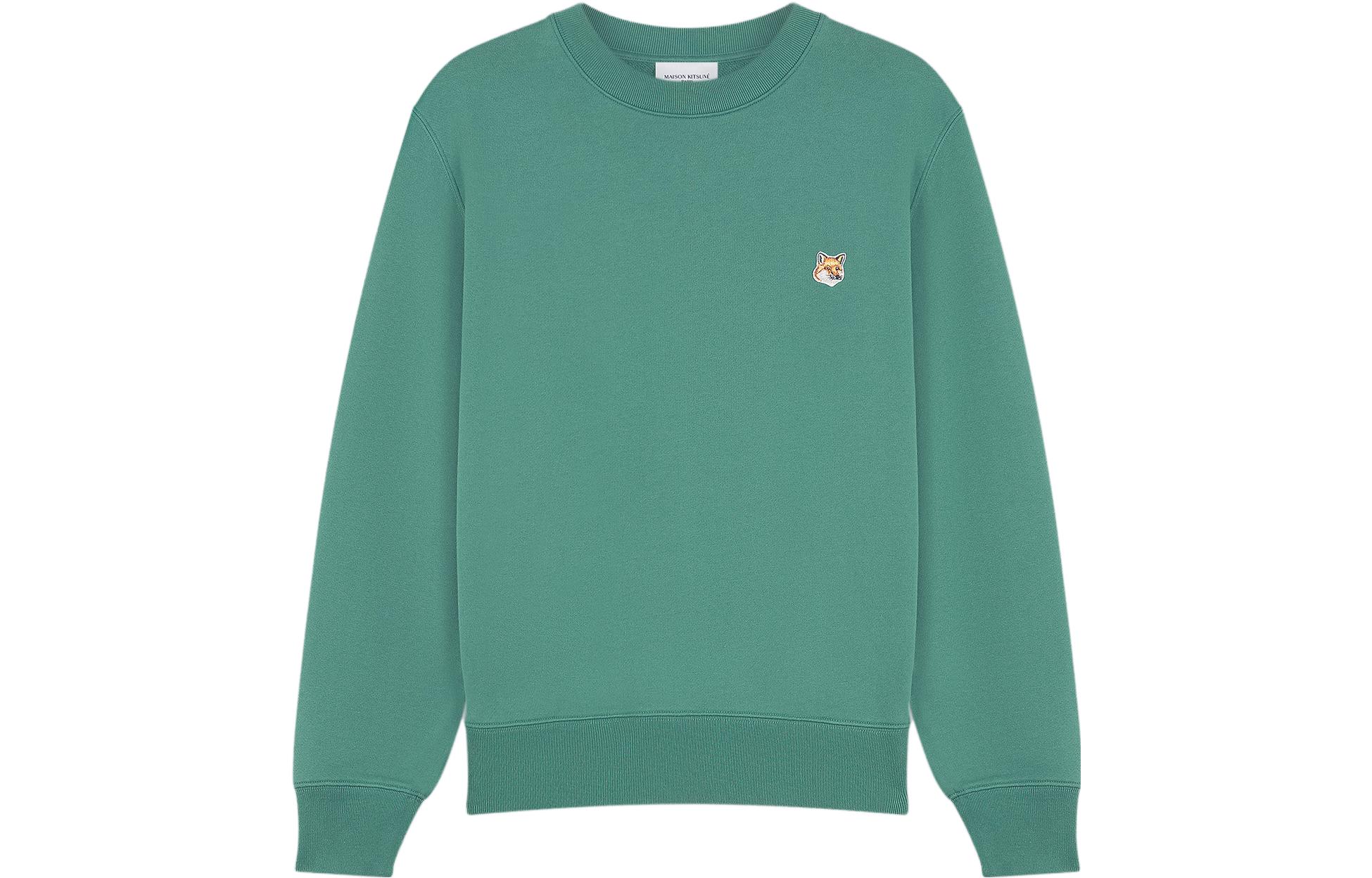 Maison Kitsune FW23 Fox Patch Hoodie Light Grey KM00319KM0025-H120