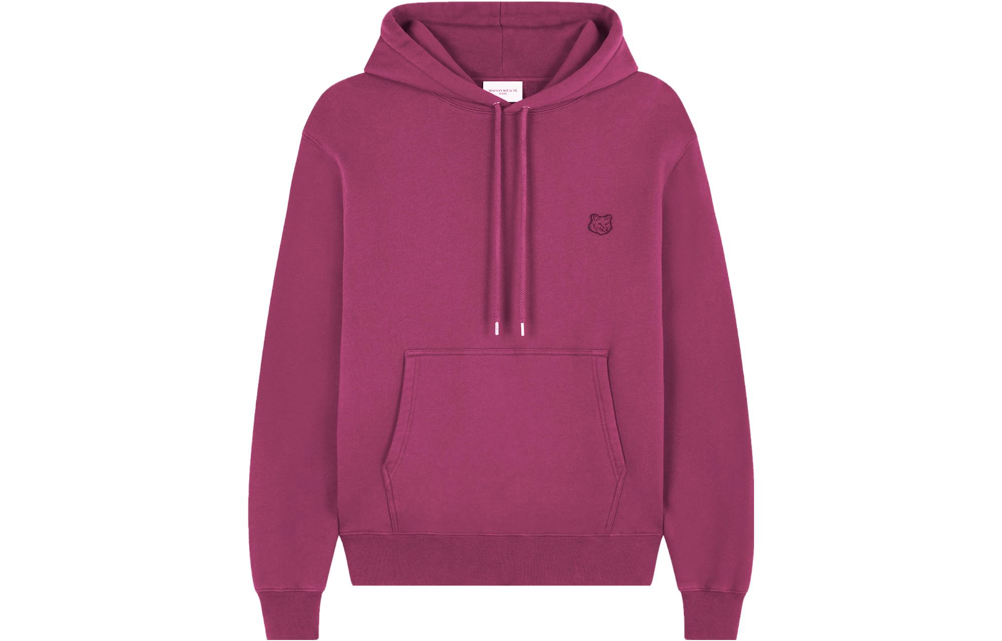 Maison Kitsune FW23 Red Animal Print Loose Fit Zip Hoodie Jacket Unisex 5743281901-P650