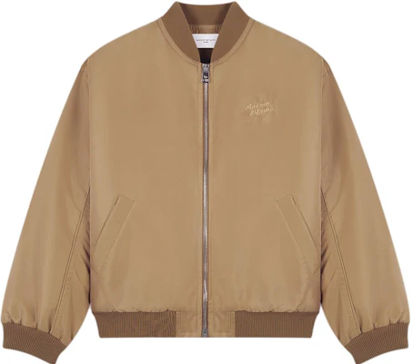 Maison Kitsune FW23 男士单色拉链飞行员夹克 陶灰色 LM02101WQ0061-P231 Buy Maison Kitsune FW23 男士单色拉链飞行员夹克 陶灰色 LM02101WQ0061-P231