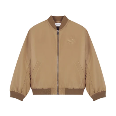 Maison Kitsune FW23 Unisex Black Minimalist Single-Breasted Jacket IM00474WW0065-P197