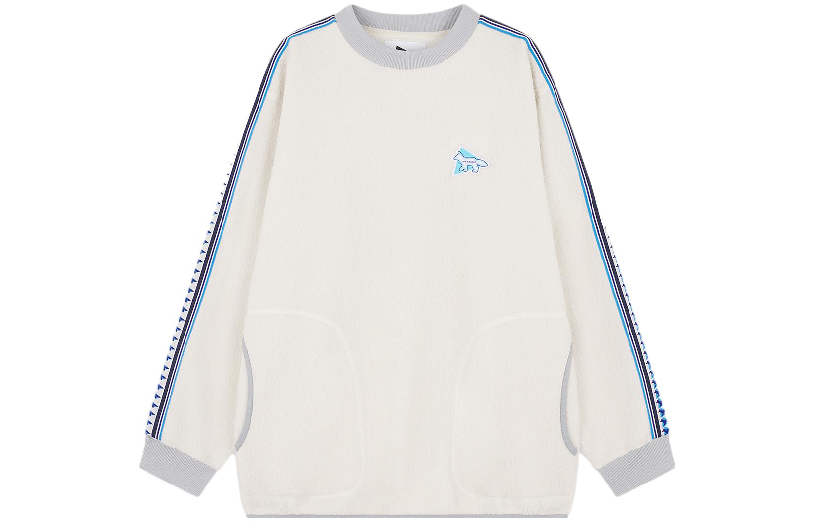 Maison Kitsune FW23 Unisex Crewneck Printed Sweatshirt Grey LM00311KM0001-H150