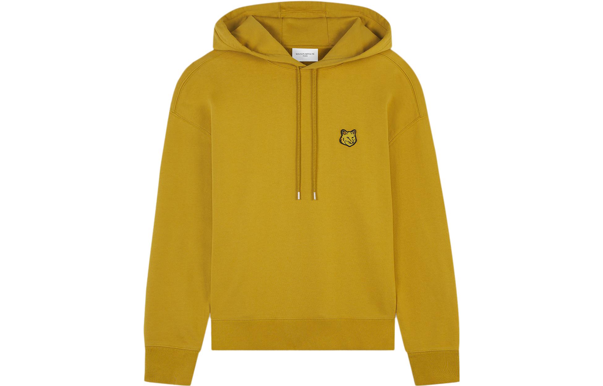 Order Maison Kitsune FW23 Yellow Fox Patch Pullover Hoodie LM00705KM0001-P760