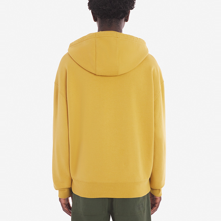 Purchase Maison Kitsune FW23 Yellow Fox Patch Pullover Hoodie LM00705KM0001-P760