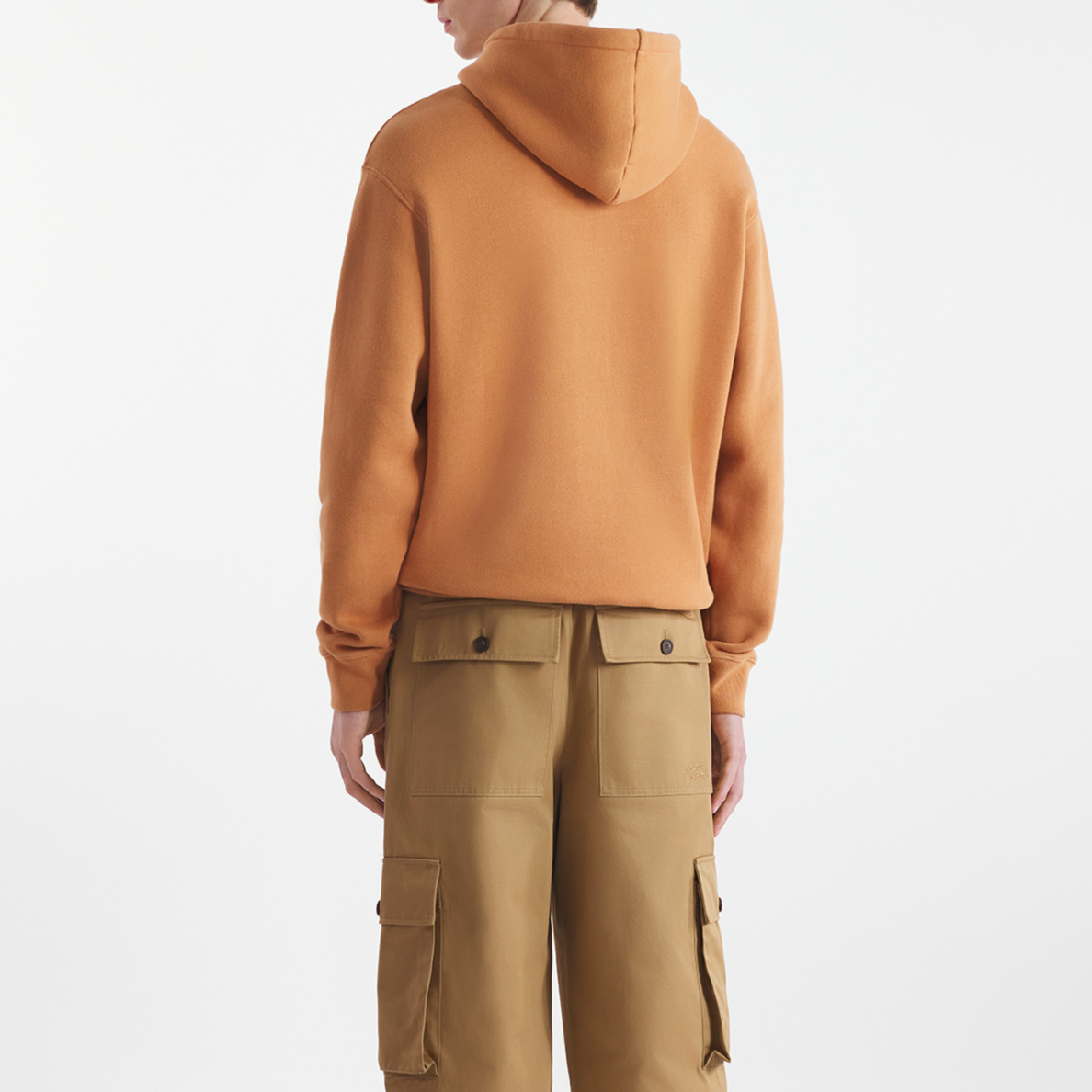 Purchase Maison Kitsune FW24 Hoodie Sulaman Huruf - Merah Redwood NM00704KM0307-P270