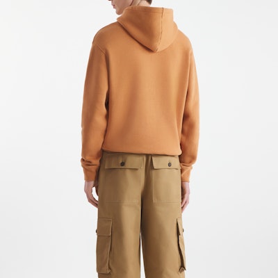 Maison Kitsune FW24 Hoodie Sulaman Huruf - Merah Redwood NM00704KM0307-P270 Purchase Maison Kitsune FW24 Hoodie Sulaman Huruf - Merah Redwood NM00704KM0307-P270