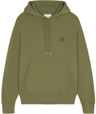 Maison Kitsune FW24 狐狸貼布連帽衫 軍綠色 MM00713KM0307-P384 Buy Maison Kitsune FW24 狐狸貼布連帽衫 軍綠色 MM00713KM0307-P384