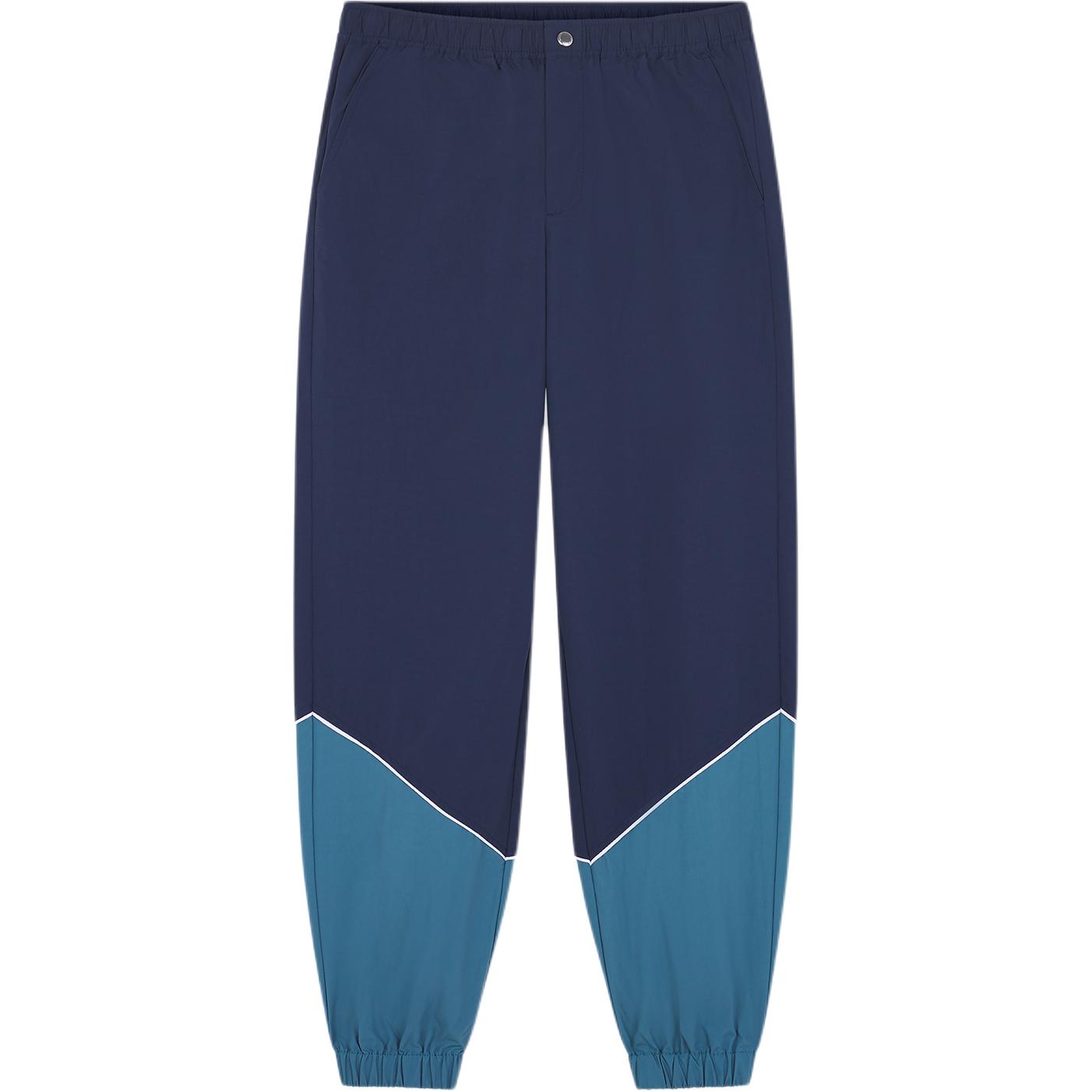 Maison Kitsune FW24 Loose Tapered Casual Pants Blue/Navy Men’s. NM01101WQ4030-0021