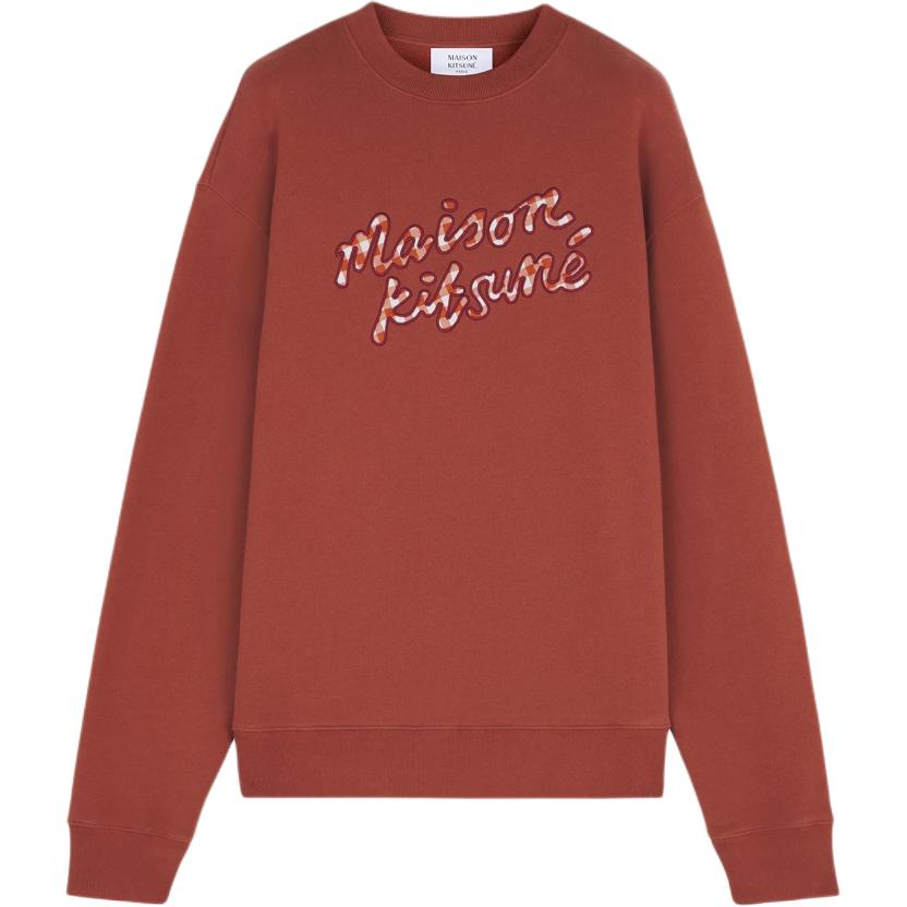 Maison Kitsune Geometric Fox Print Sweatshirt White SPKNU00300-P100
