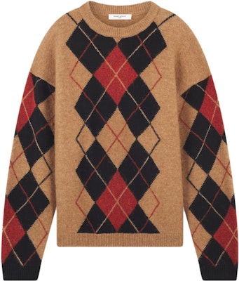 Maison Kitsune 几何图案宽松圆领毛衣 多色 LM00804KT1089-M220 Order Maison Kitsune 几何图案宽松圆领毛衣 多色 LM00804KT1089-M220