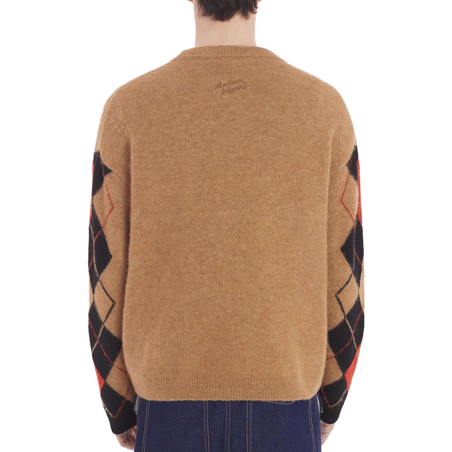 Purchase Maison Kitsune 几何图案宽松圆领毛衣 多色 LM00804KT1089-M220