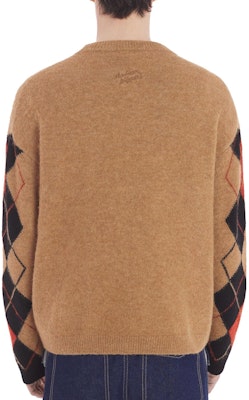 Maison Kitsune 几何图案宽松圆领毛衣 多色 LM00804KT1089-M220 Purchase Maison Kitsune 几何图案宽松圆领毛衣 多色 LM00804KT1089-M220