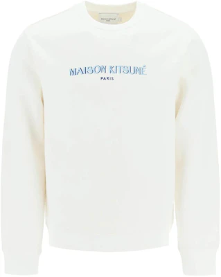 메종 키츠네 레터 프린트 스웨트셔츠 화이트 KM00311KM0020-P103 Buy 메종 키츠네 레터 프린트 스웨트셔츠 화이트 KM00311KM0020-P103