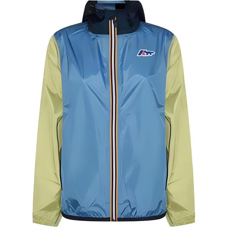 Maison Kitsune Light Blue Cotton Sweatshirt with Fox Embroidery EW00321KM0002