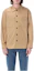 Buy Maison Kitsune Light Brown Button-Up Collar Long Sleeve Jacket KM00407WW0073-P220