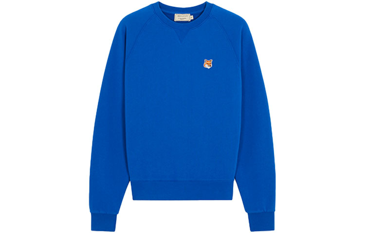 Maison Kitsune Logo Crewneck Sweatshirt Men’s Blue FM00361KM0001-RB
