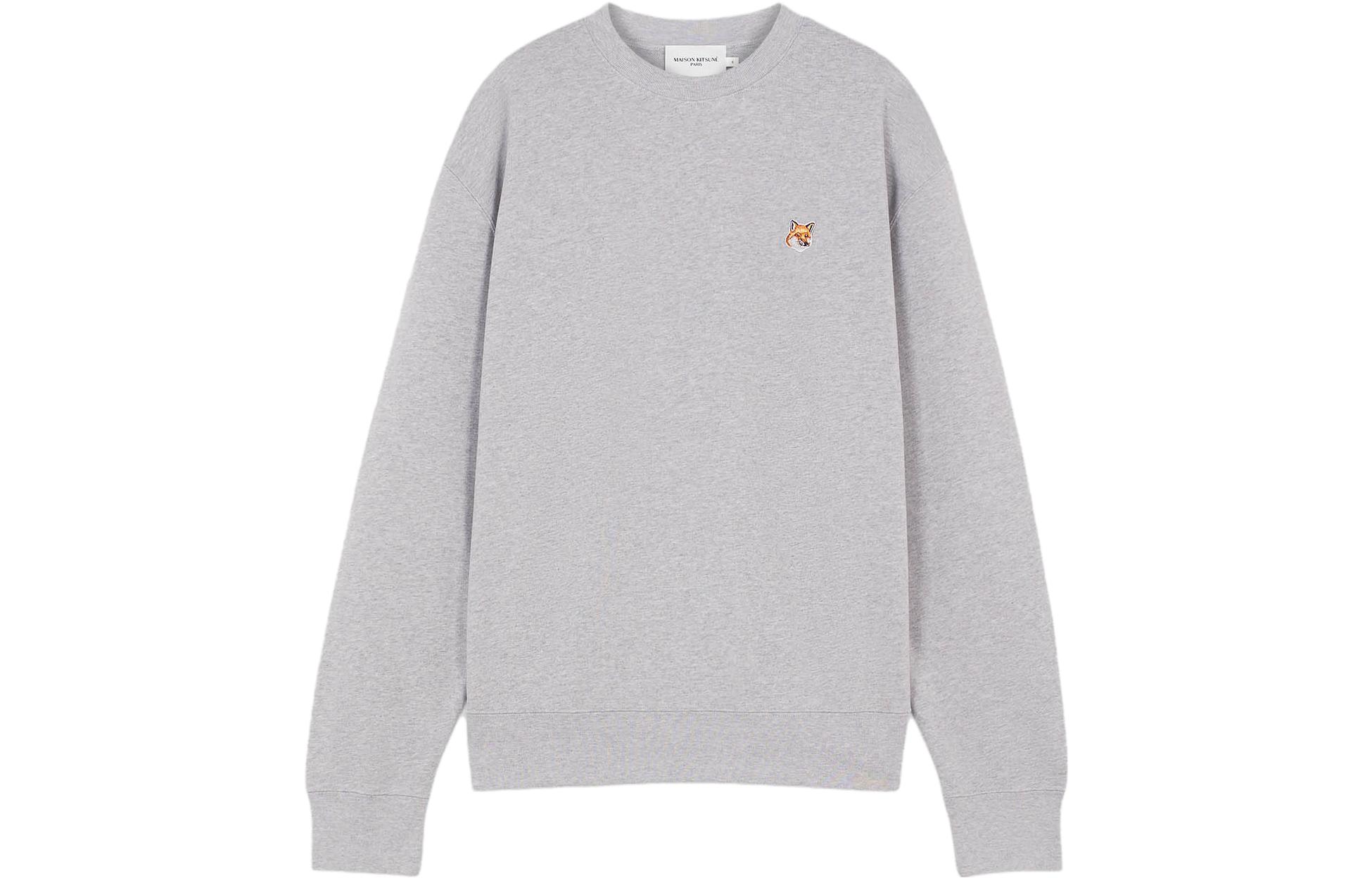 Maison Kitsune Pink Ribbed Crewneck Sweatshirt GM00313KM0001-LP