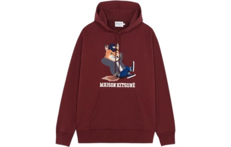 Maison Kitsune Relaxed Fit Fox Head Embroidered Jacket Khaki QZ3939M08H-P369